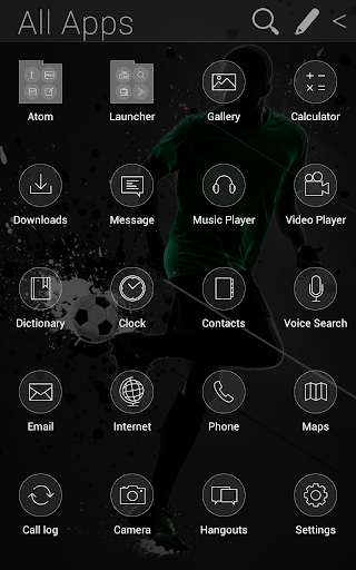 【免費個人化App】Active soccer Atom theme-APP點子