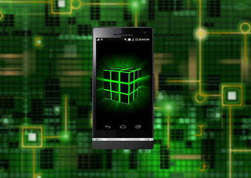 Neon Cube HD Live Wallpaper