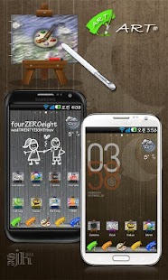 Art Go Launcher EX theme