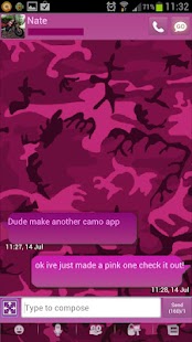 How to mod GO SMS PRO Pink Army Camo 1.0 apk for pc