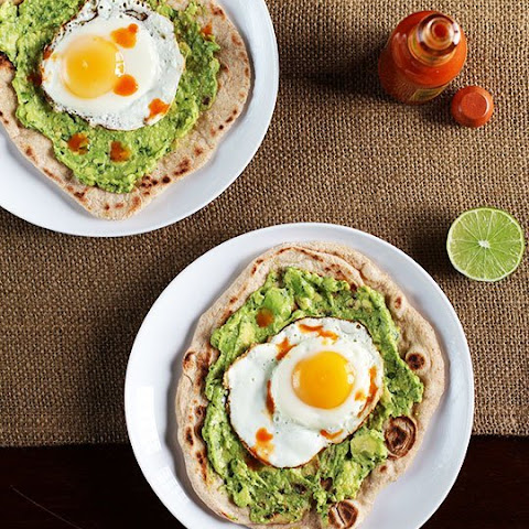 Avocado and Egg Breakfast Pizza