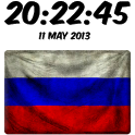Russia Digital Clock icon