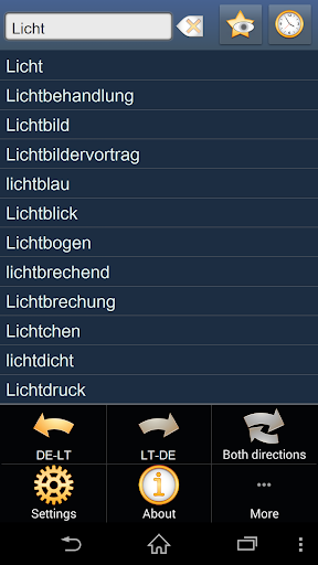 German Lithuanian dictionary +