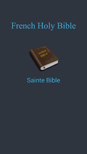 Sainte Bible