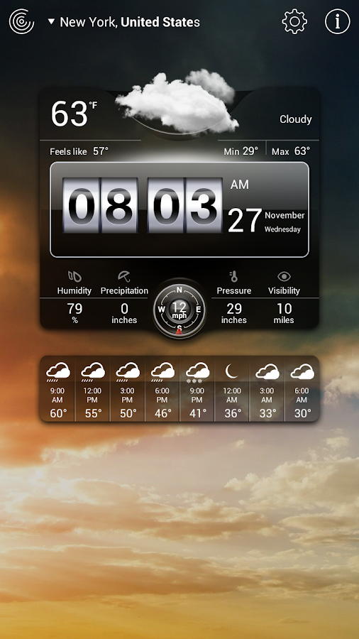 Animasi Cuaca - screenshot