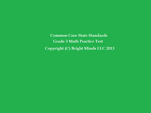 Common Core 3rd Grade Math