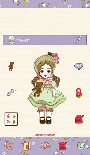 antique doll moca dodol theme