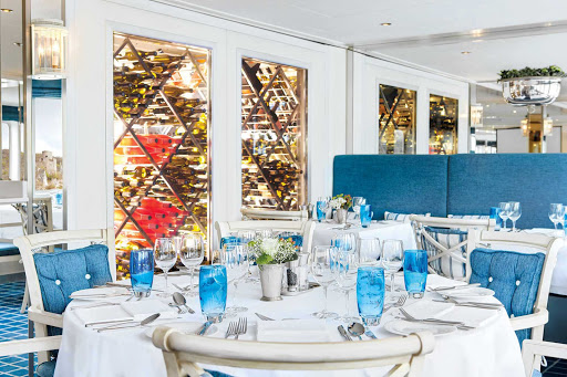 Uniworld-River-Royale-restaurant - Guests will experience fine cuisine with impeccable service throughout their journey aboard Uniworld's S.S. Bon Voyage.