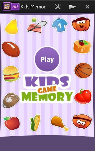 Food Sports Memory Game