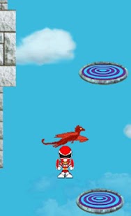 Lastest Flying red rangers jump game APK