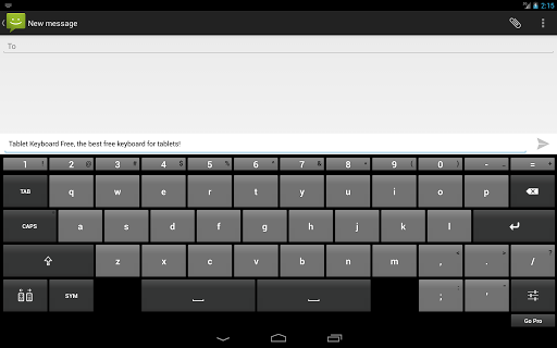 【免費工具App】Tablet Keyboard Free-APP點子