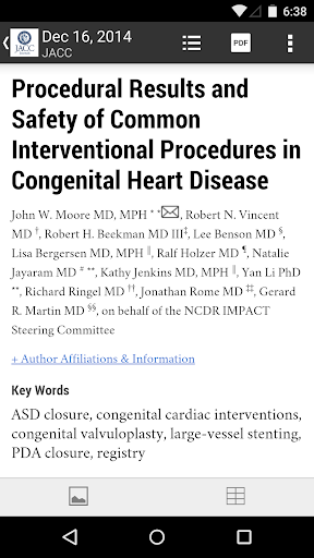 【免費醫療App】JACC Journals-APP點子