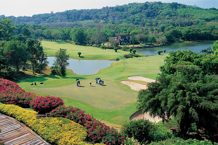 Thailand is renowned for its scenic golf courses. 