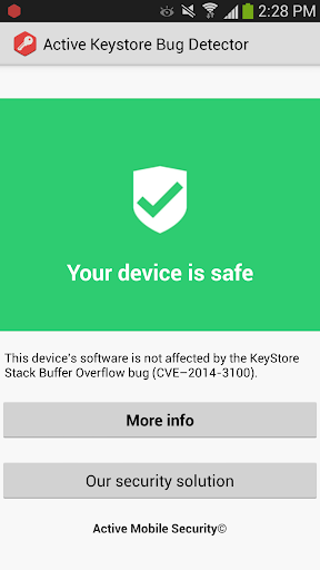 KeyStore Bug Detector