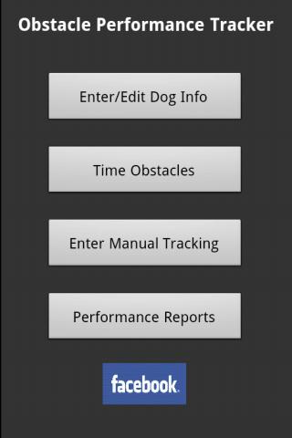 Agility Obstacle Timer Screen 2