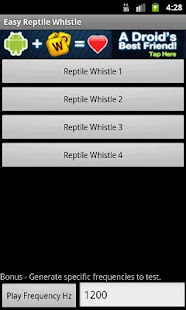 Free Download Easy Reptile Whistle APK for Android