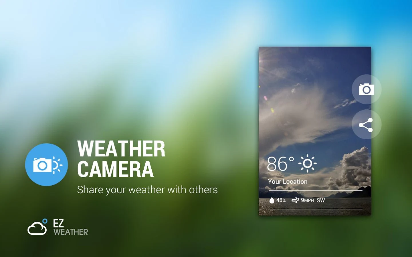 Weather Widget - EZ Weather HD - screenshot