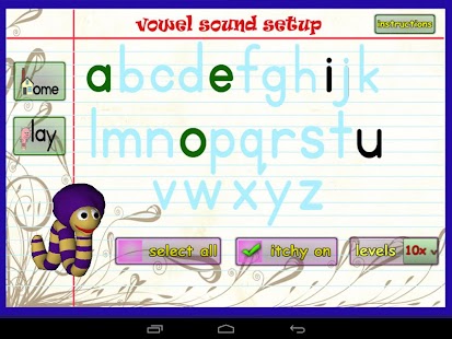 Itchy's Alphabet Vowel Sounds Screenshots 1