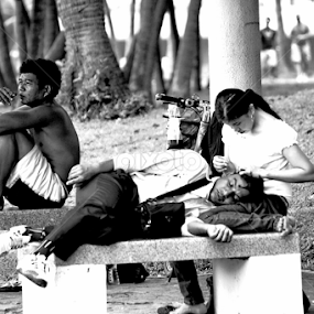 Alone or together by Johan Lithun - People Couples