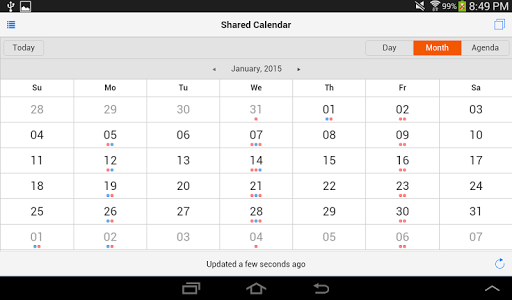 Shared Calendars