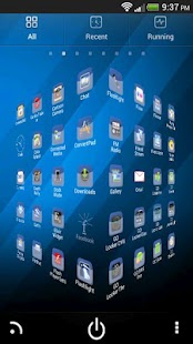 How to download Black & Blue GO Launcher Theme lastet apk for pc