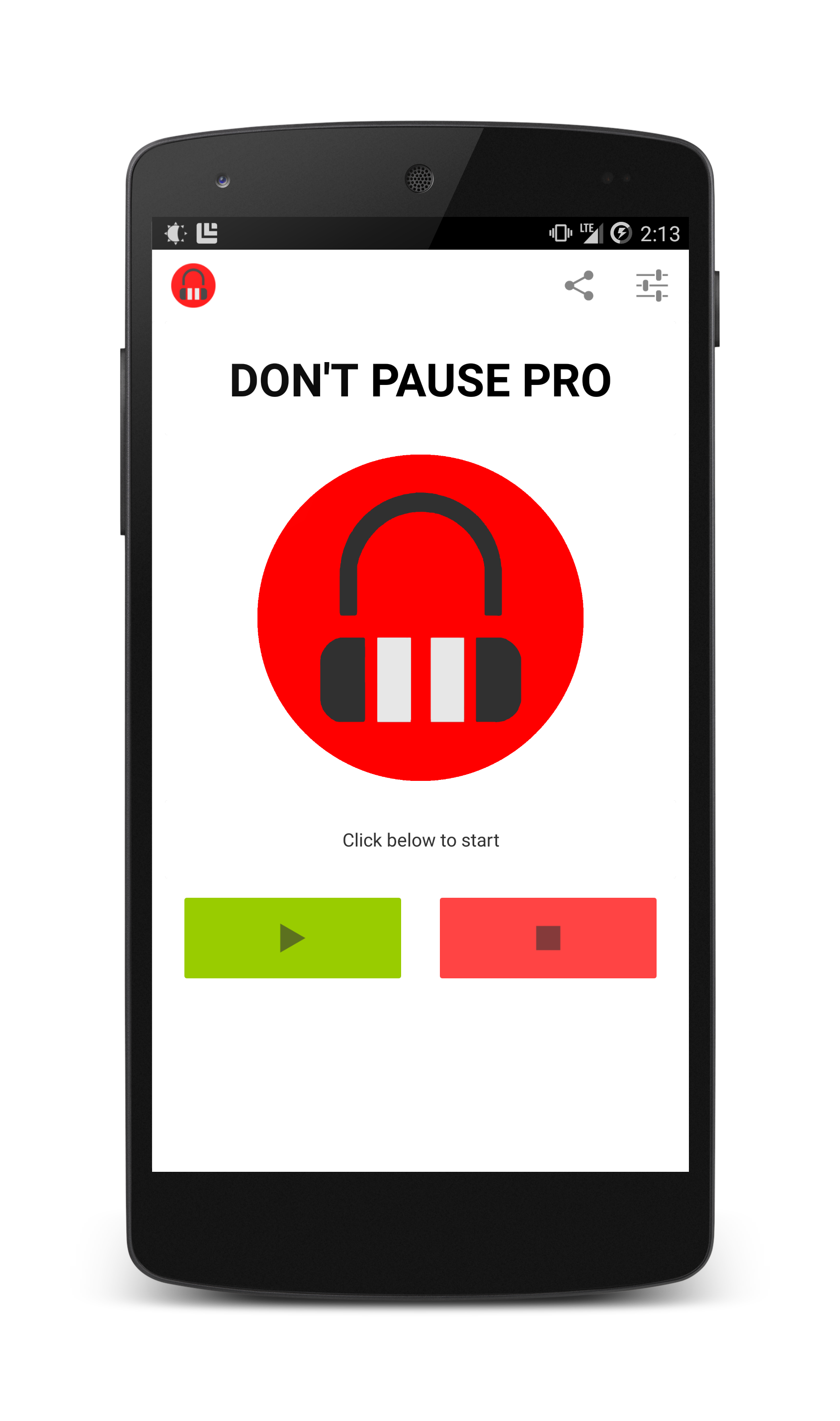 Android application Dont Pause Pro! screenshort