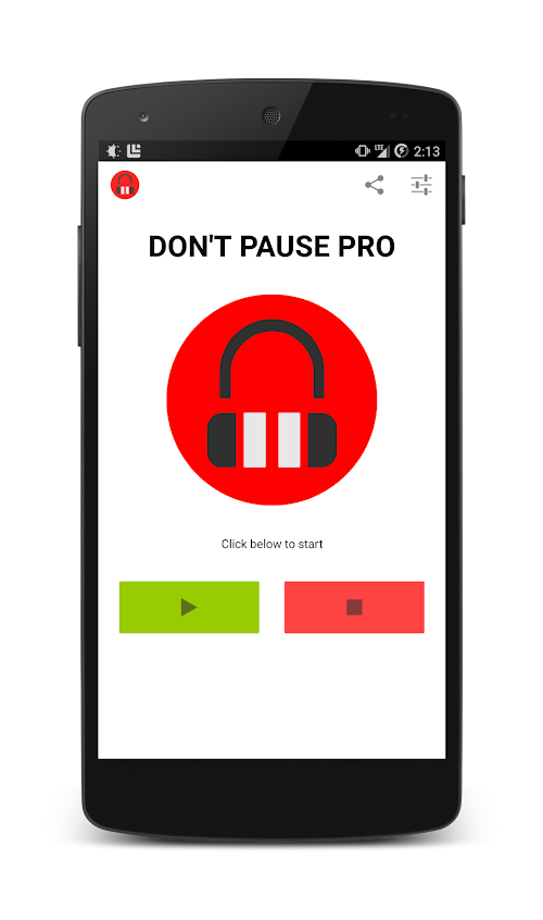Android application Dont Pause Pro! screenshort