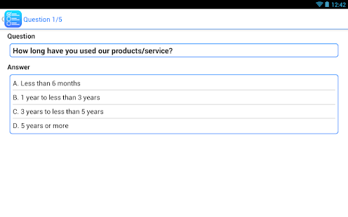 Survey App Lite (ekrano kopijos miniatiūra)  