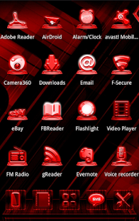 How to install NEXT LAUNCHER RED STYLE THEME 1.01 apk for laptop