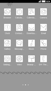 How to install Simple Line Theme 4.1.1 mod apk for bluestacks