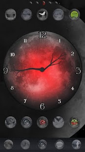 【免費個人化App】Twilight Moon Clock Widget-APP點子