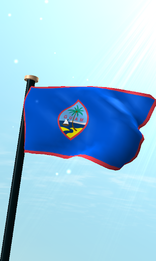 Guam Flag 3D Free Wallpaper