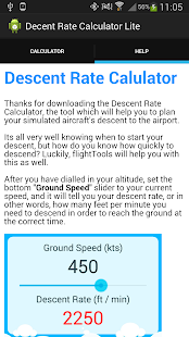 Free Download Descent Rate Calculator Lite APK
