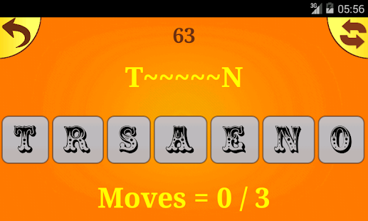 Reversals - Free word game - náhled