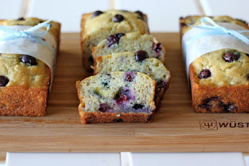 Buttermilk Banana Blueberry Bread
