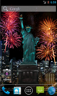 Free Liberty USA Fireworks LWP APK for Android