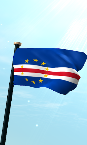 Cape Verde Flag 3D Free