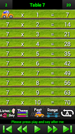 Talking Times Tables Free poster 3