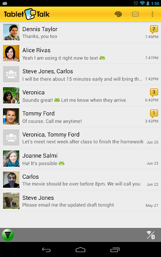 【免費通訊App】Tablet Talk: SMS & Texting App-APP點子