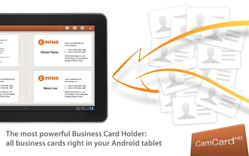 CamCard HD (License) Screen 1