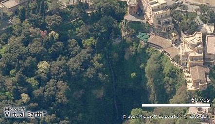 Mappa della Villa Gregoriana