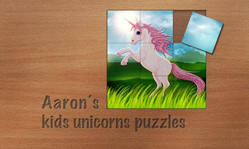 Aaron's kids unicorns puzzles