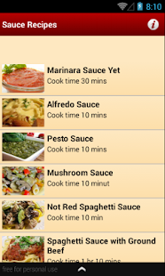 Sauce Recipes Free Screenshots 0
