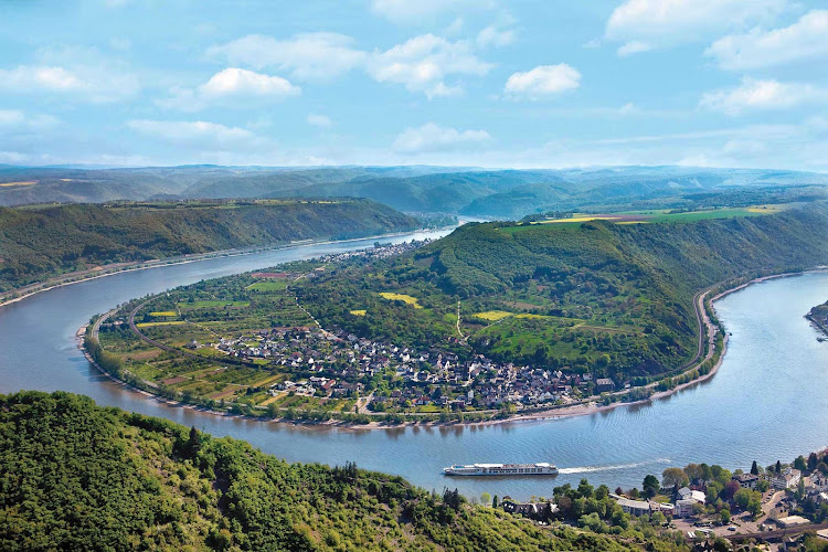 Sail along the Rhine River past stately castles, lush hillsides and storybook villages aboard Uniworld's S.S. Antoinette.