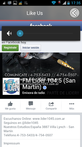 【免費音樂App】FM Lider 104.5 San Martin-APP點子