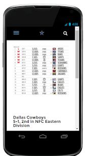 Dallas Cowboys Schedule 2014 Screenshots 0