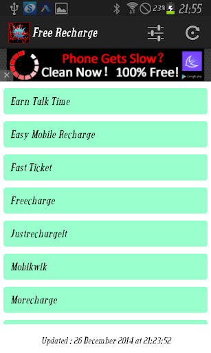 Free Mobile Recharge Coupons