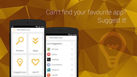 Minimalistic Icons | Yellow poster 5