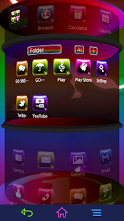 Next Launcher Aurora 3D Theme - screenshot thumbnail