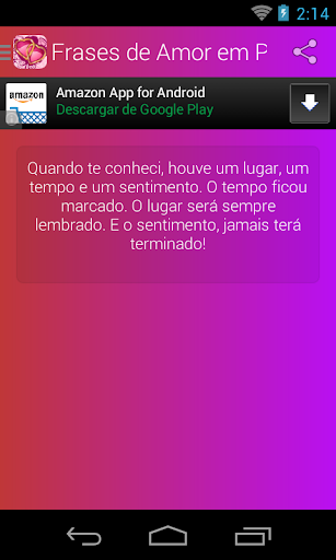Frases De Amor Em Português娛樂app玩免費 App點子